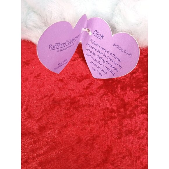 Puffkins Collectible SLICK The Seal Plush‎ 4" Stuffed Animal Swibco - Picture 5 of 5